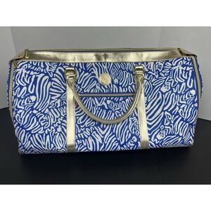 Lilly Pulitzer Garment Bag "Martinique Blue Zee Bebe" No strap